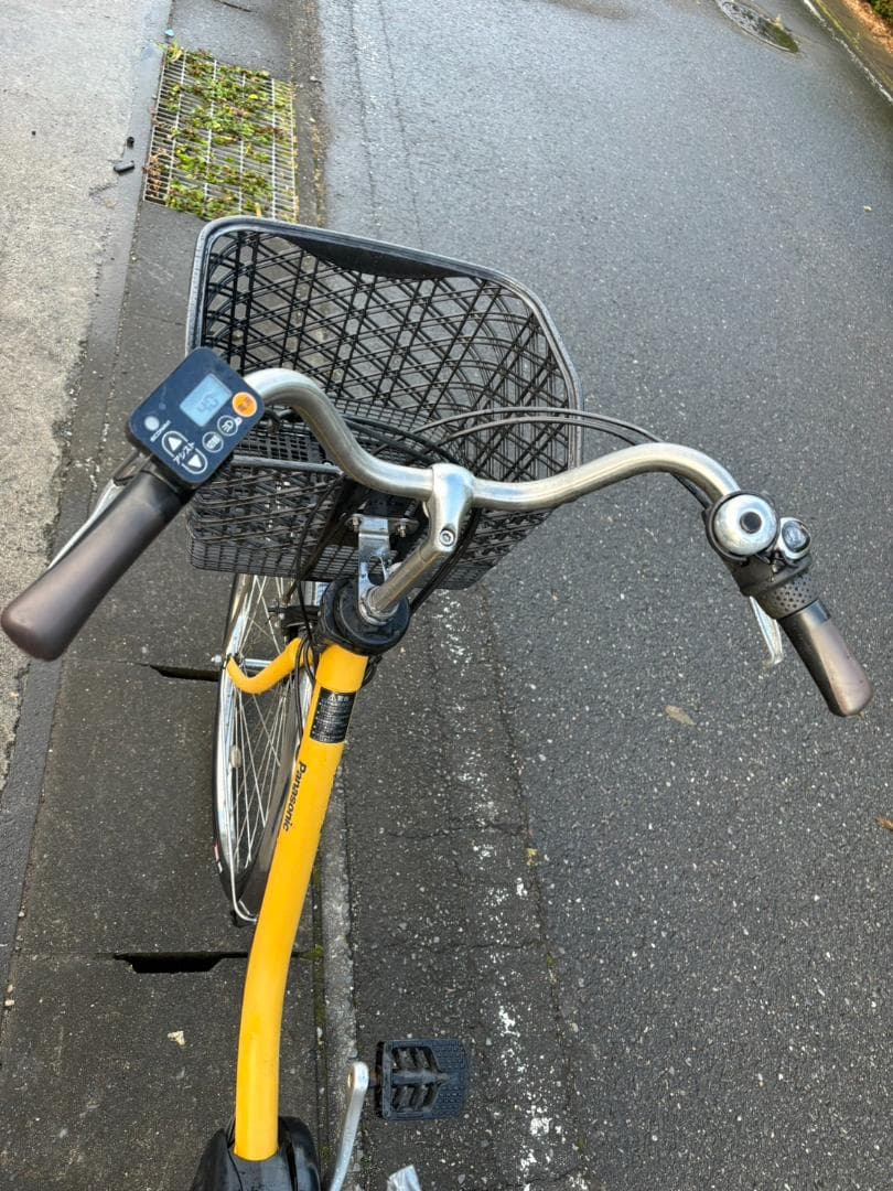 パナソニック ビビ・DX 26型 内装3段 電動自転車　マットミモザ