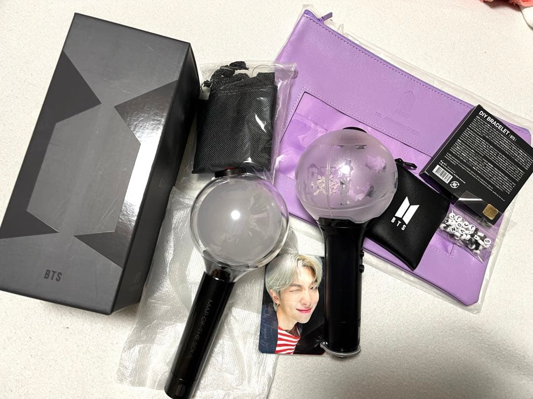 BTS アミボブペンライト ver.3 ver.4 2個セットおまけ付