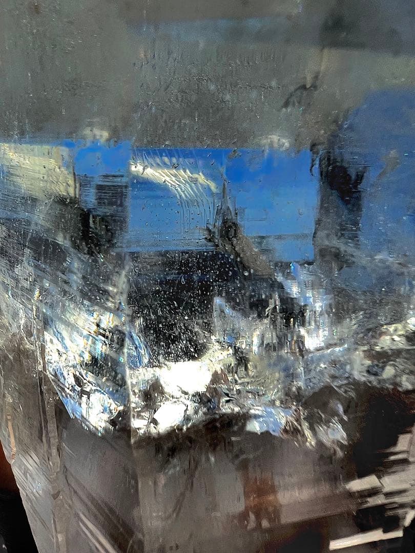 特別価格✨美✨希少✨特大１kgAAAAAマニハール水晶 カテドラル✨虹の泉神殿