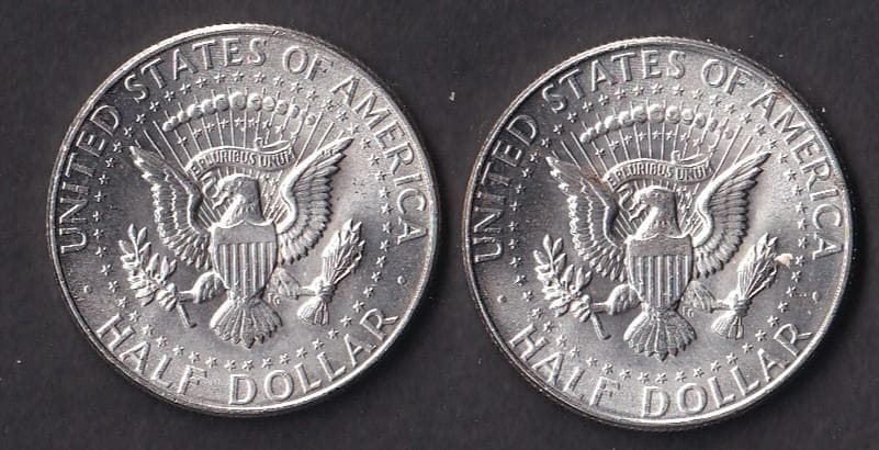 アメリカ 　ハーフダラー銀貨 　ケネディ ２枚