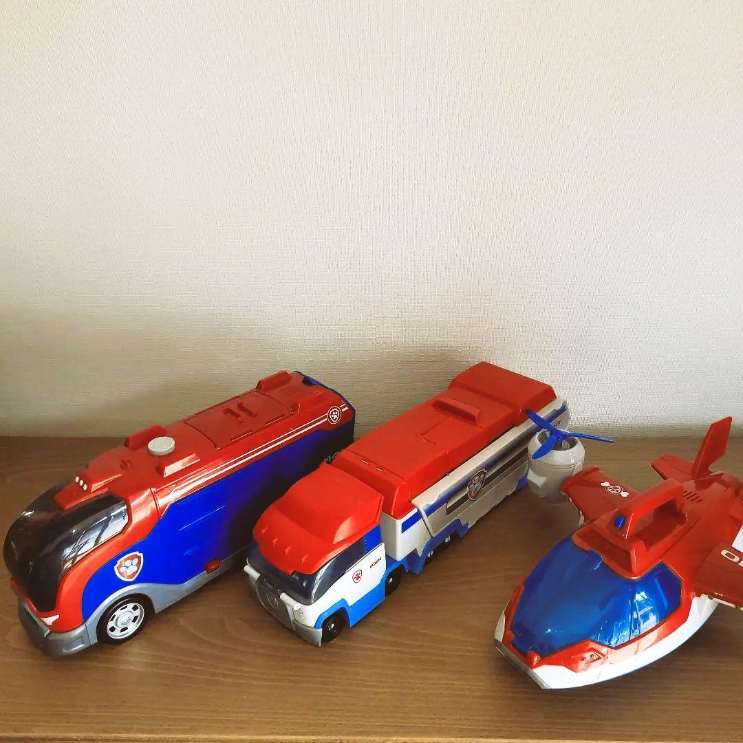 Paw Patrol 乗り物おもちゃ ３点セット