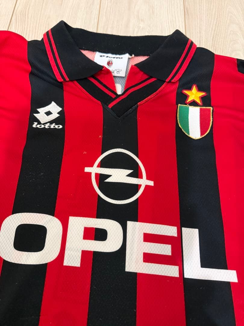 爆レア！96-97 ミラン　バレージ選手　ユニフォーム　昇華プリント　選手用