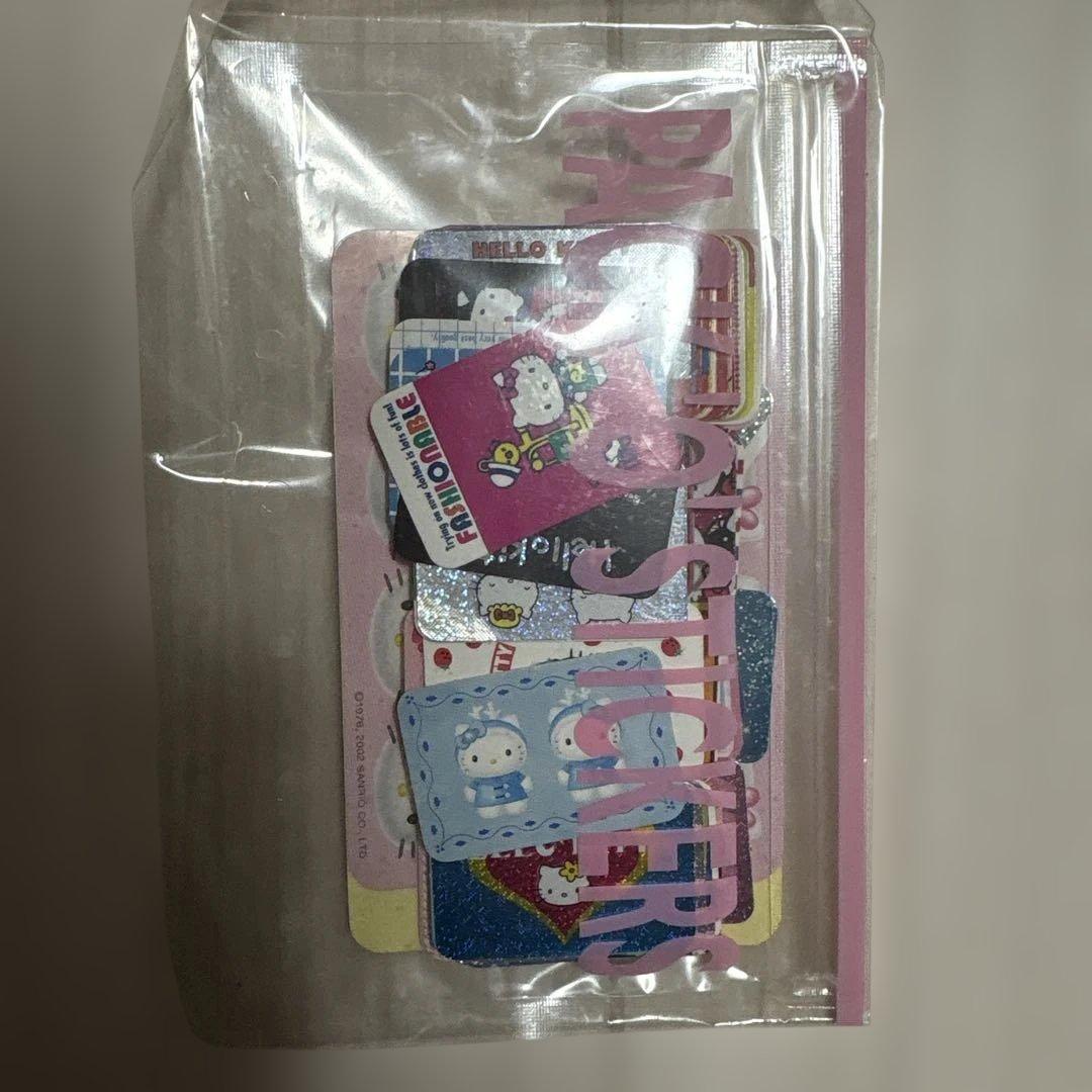 2002年激レア ハローキティシールパック　平成レトロフレークシールサンリオ