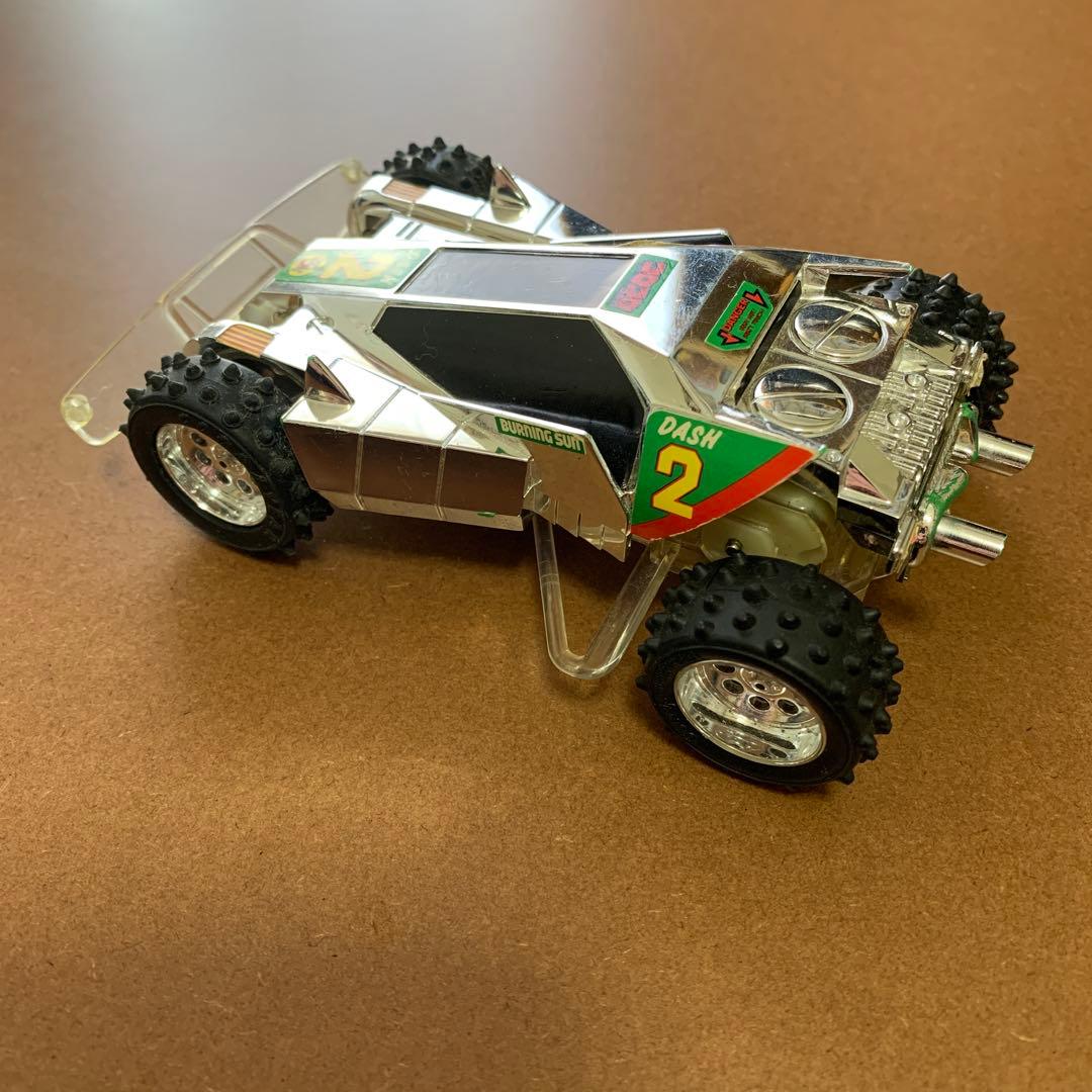 ミニ四駆　バーニングサン　透明シャーシ