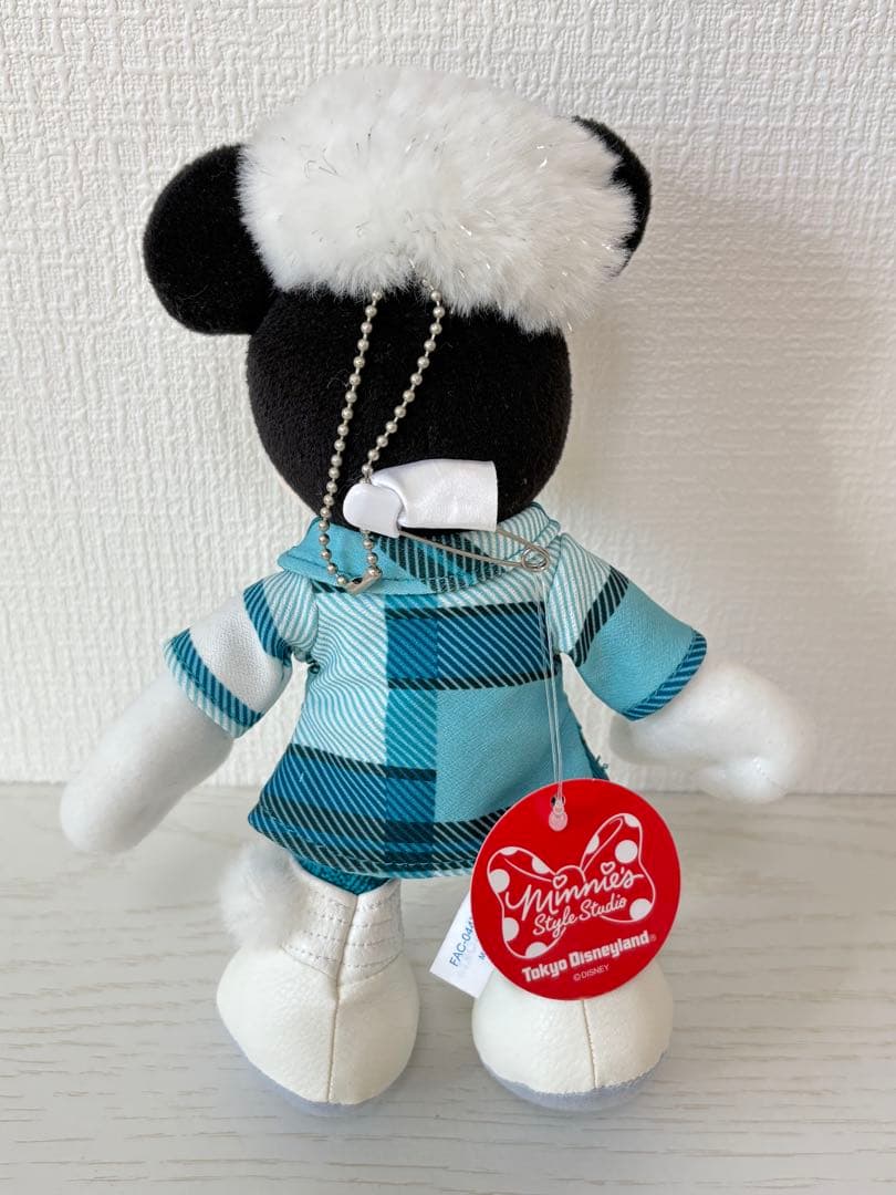 ディズニーランド　ミニーのスタイルスタジオ　ぬいぐるみバッジ　ミニスタ　ぬいば