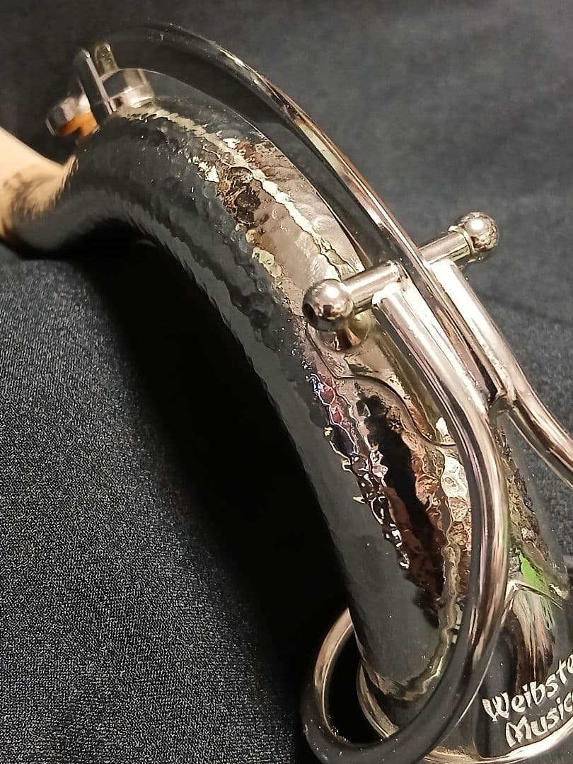 テナーサックス ネック 銀メッキ WM ハンドハンマード仕様 （27.5mm）