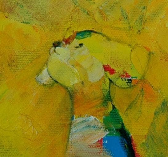 油絵 菅家令子 絵 絵画インテリア額付(黒) uF6-071119可愛い子犬と猫