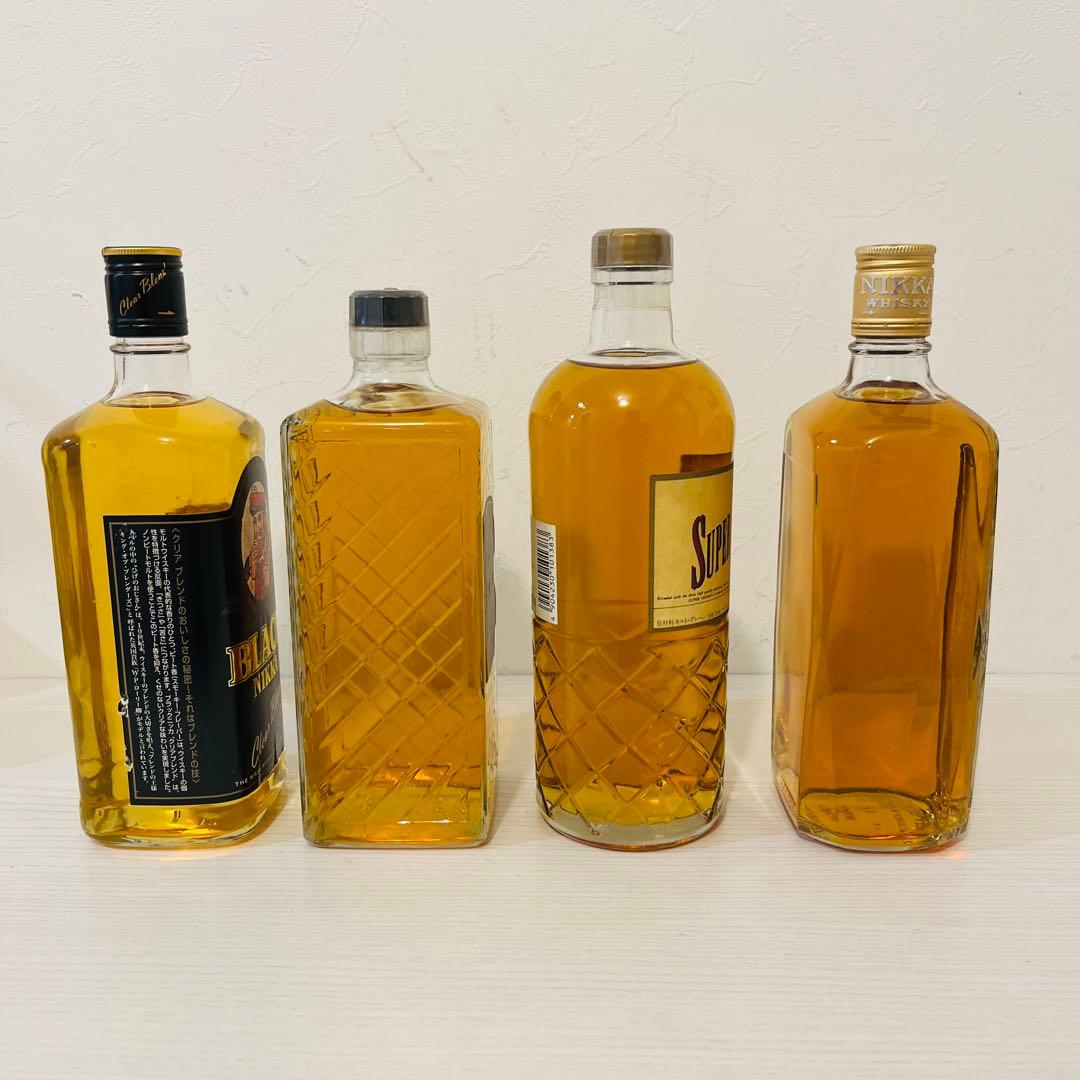 ニッカウイスキー　終売品　旧ボトル　4本　古酒　NIKKA 竹鶴　余市
