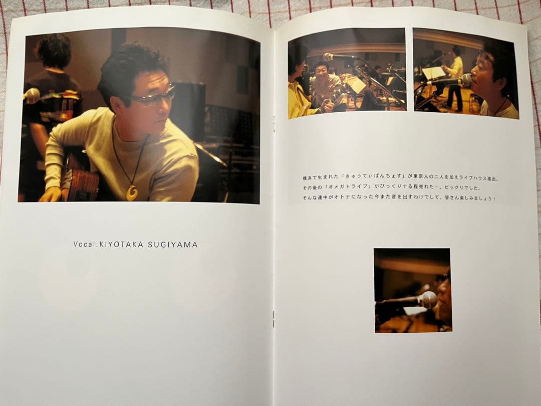 First Finale 2 オメガとライブ パンフレット　杉山清貴 2004年