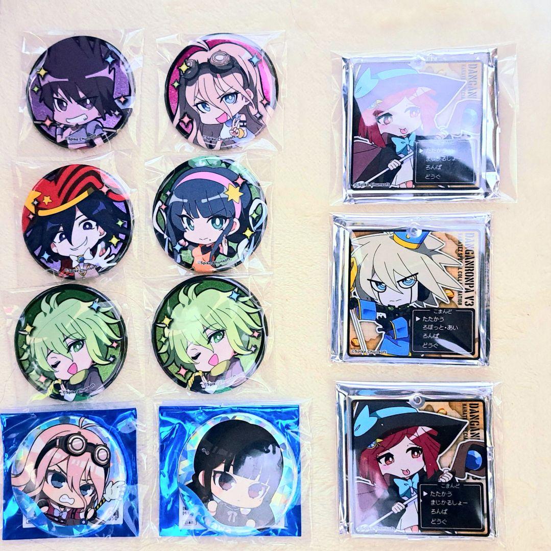 ダンガンロンパ　V3　まとめ売り　カラ鉄　カラオケの鉄人　ホロ　缶バッジ