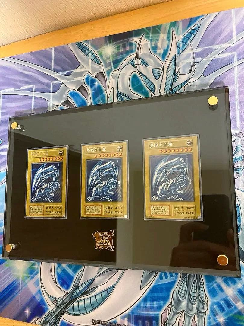 遊戯王OCG 青眼の白龍 シークレットレア 3枚セット 25周年 海馬セット②
