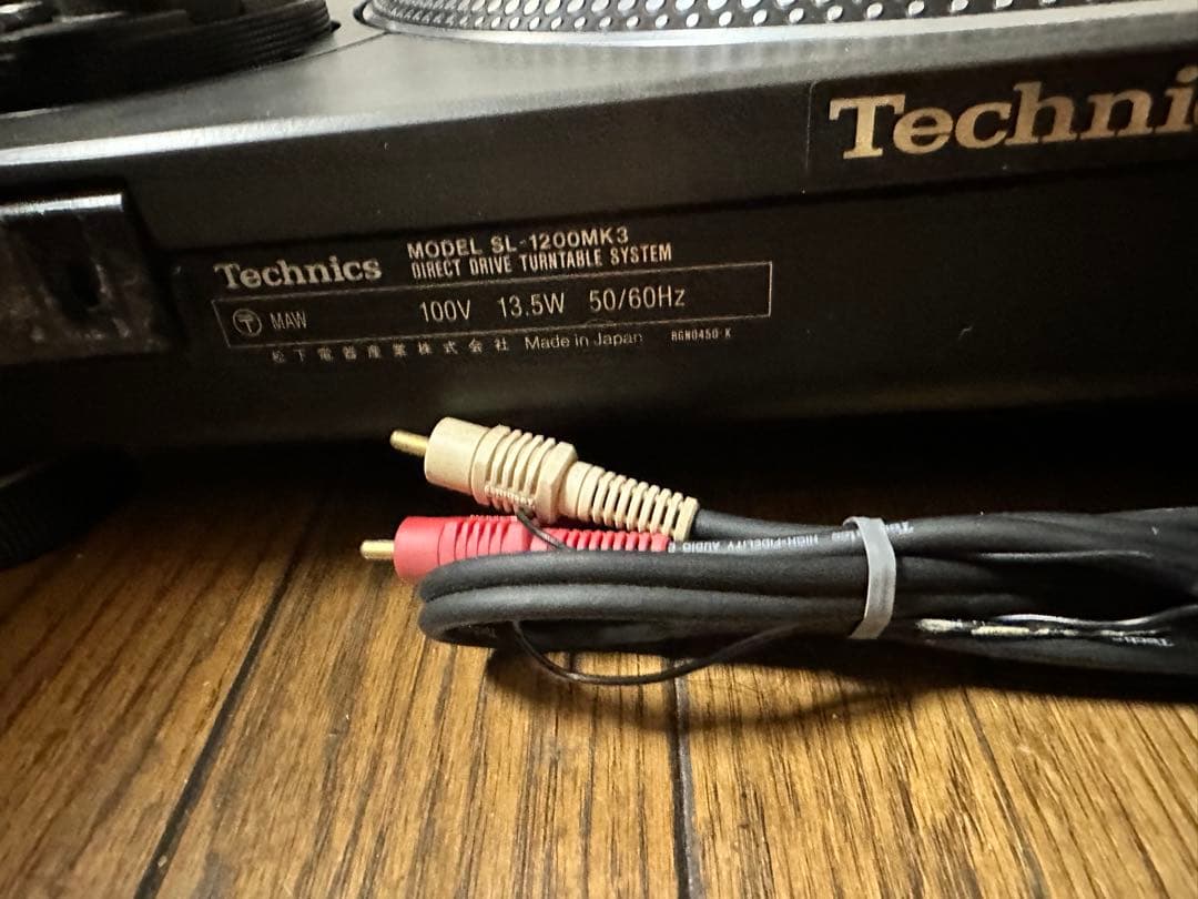 Technics SL-1200MK3 ターンテーブル2台