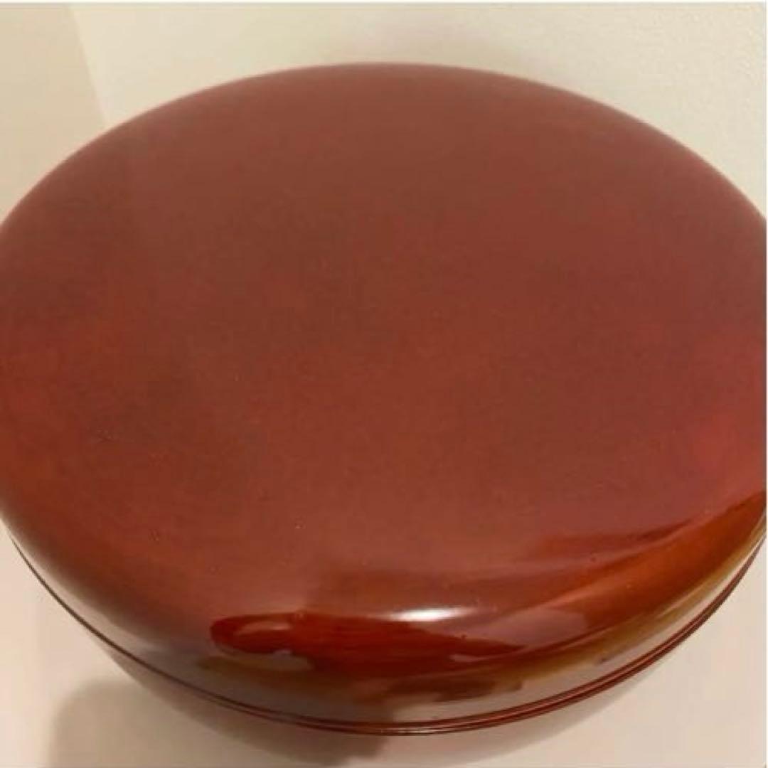 【花押あり】香川漆器　後藤塗　高松産　宗家後藤盆　喰籠　共箱　共布