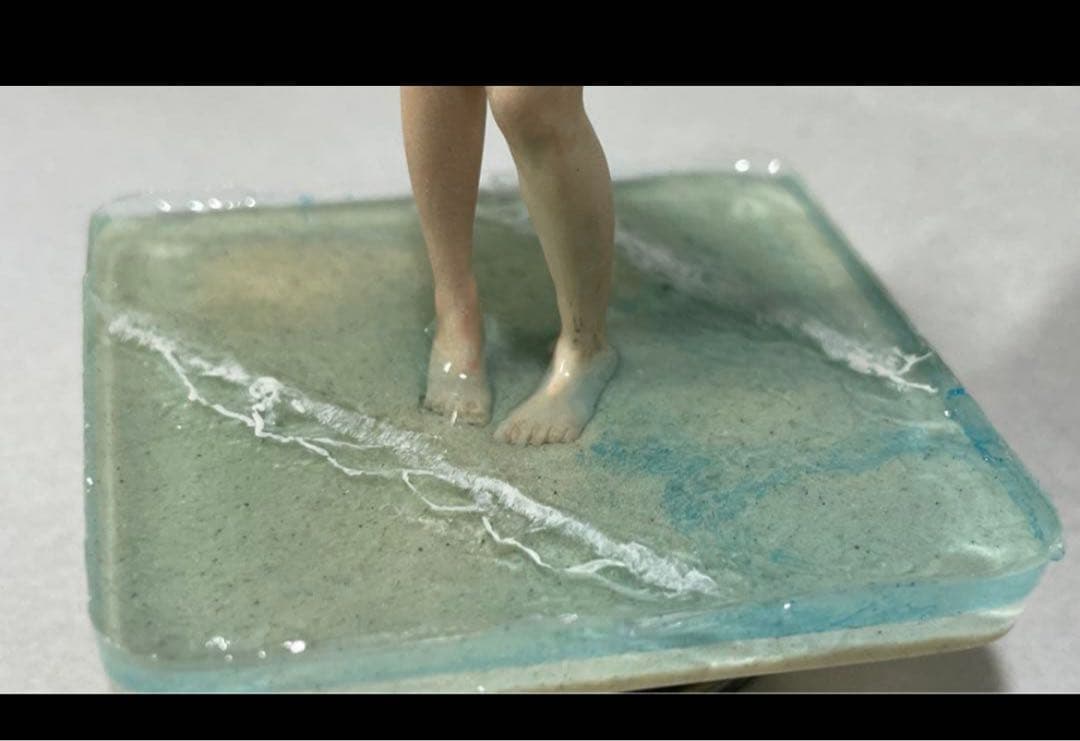 海辺ジオラマ台　プラマックス　東雲うみ　プラモデル　完成品　2体セット