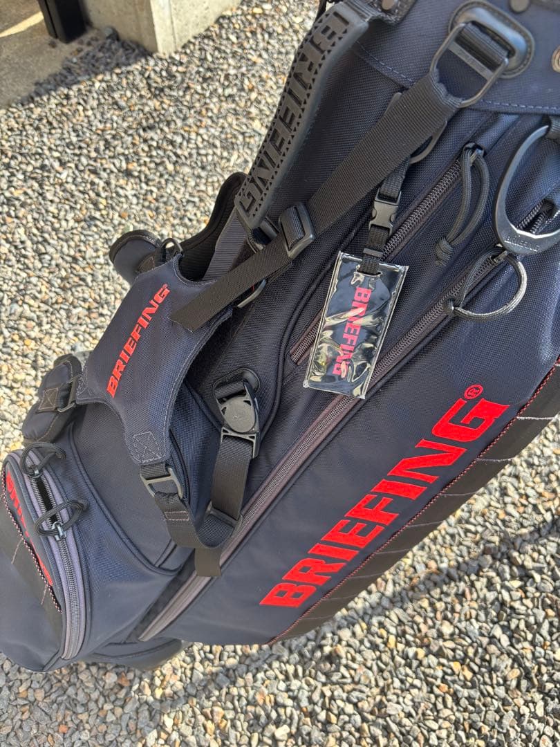 BRIEFING ゴルフバッグ ネイビー 5分割収納