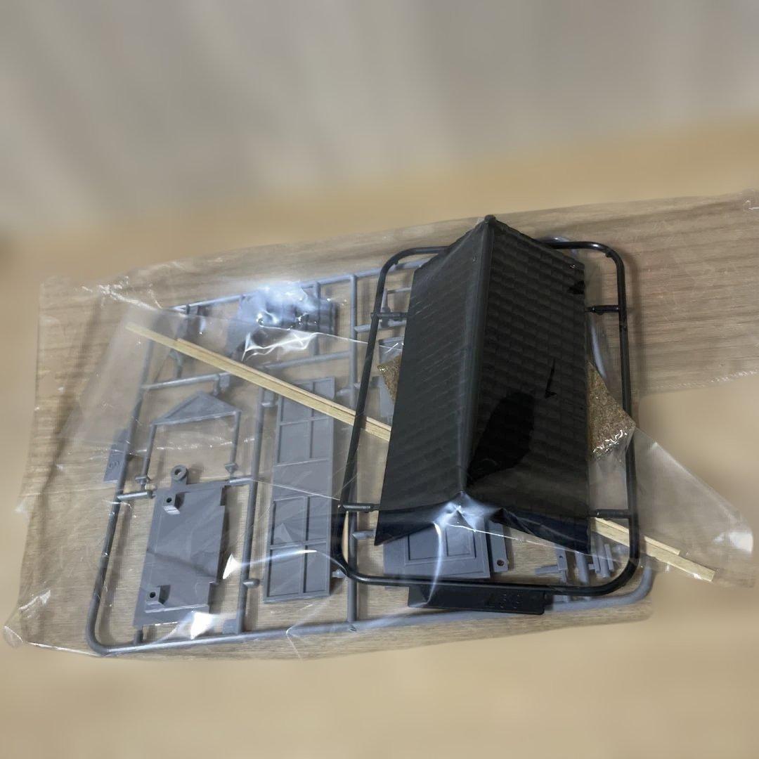 昭和レトロ 時代画報シリーズ 情景プラモデル小学校 映画劇場2点未組立Ln594