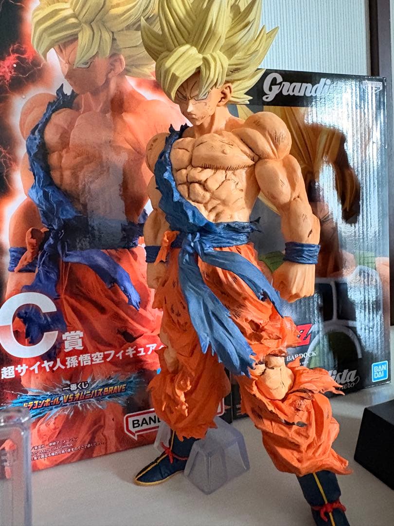 ドラゴンボール一番くじ　孫悟空　グランディスタネロ　バーダック　ヒーローズ