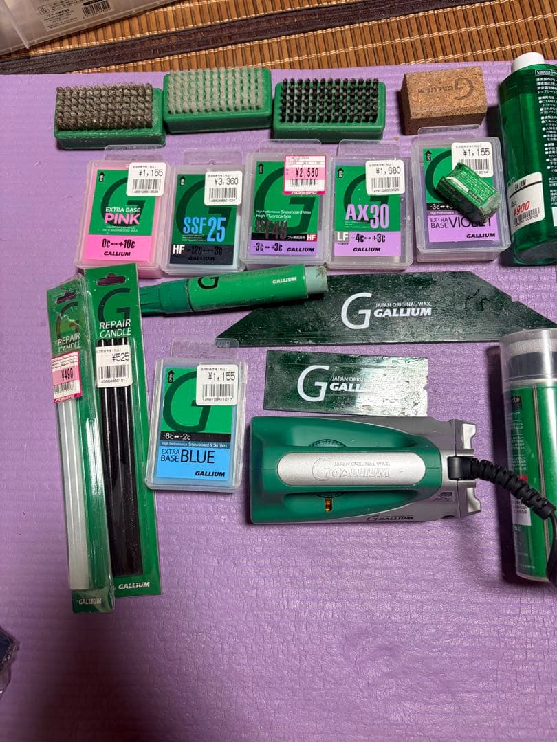 最終値下げGALLIUM スノーボードホットワックス　大量セット