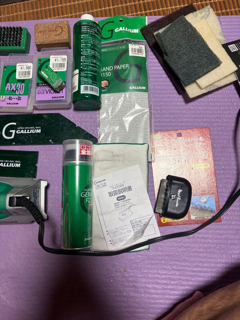 最終値下げGALLIUM スノーボードホットワックス　大量セット