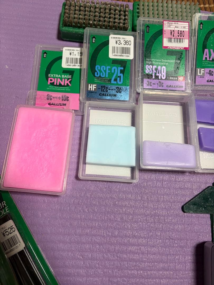 最終値下げGALLIUM スノーボードホットワックス　大量セット