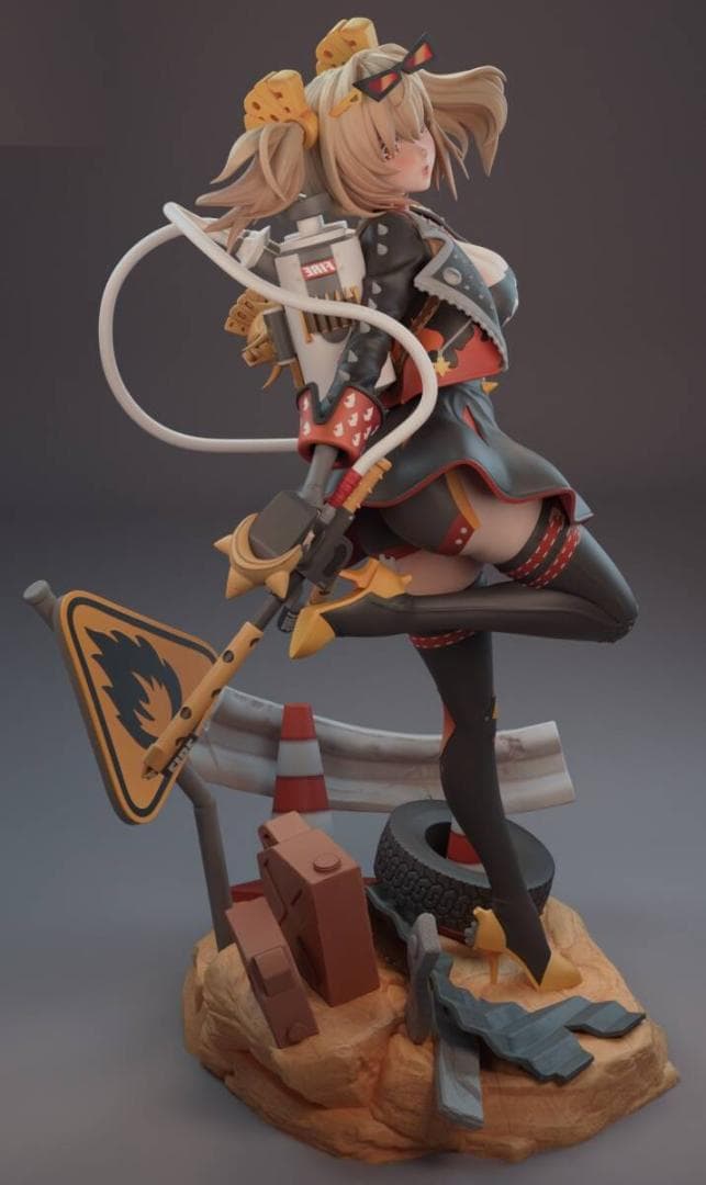 ラ*ン様 バーニス　ホワイト ゼンレスゾーンゼロ　ゼンゼロ　27ｃｍ　未塗装未組