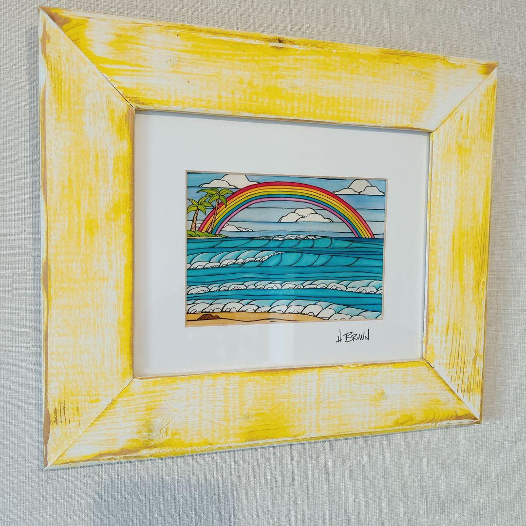 H WROWN ヘザーブラウン フレーム付き 3点セット