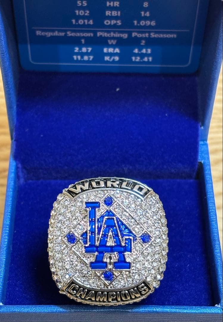 ⭐一点限定⭐【前回即完売】大谷翔平 2025世界一リング 厳選3点特別構成セット