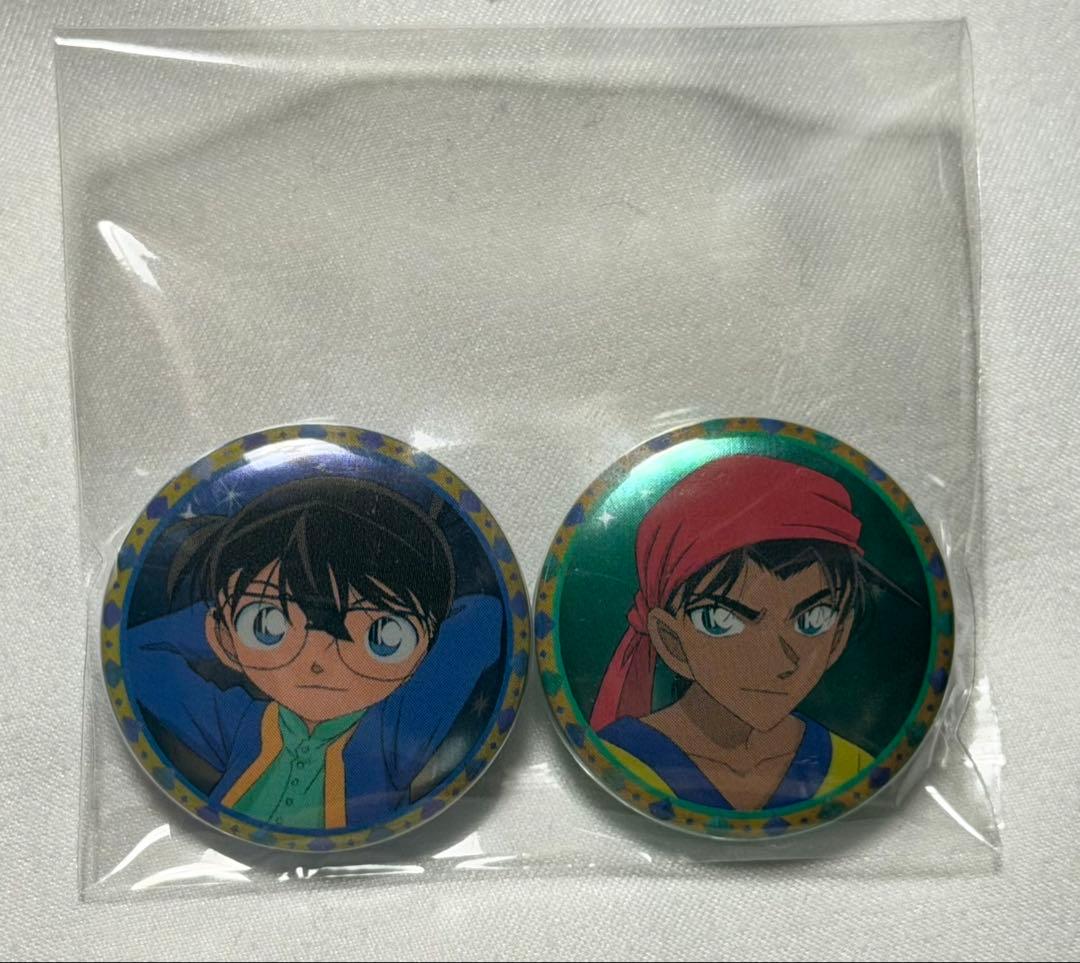 名探偵コナン 江戸川コナン 服部平次 アラビアン 缶バッジ