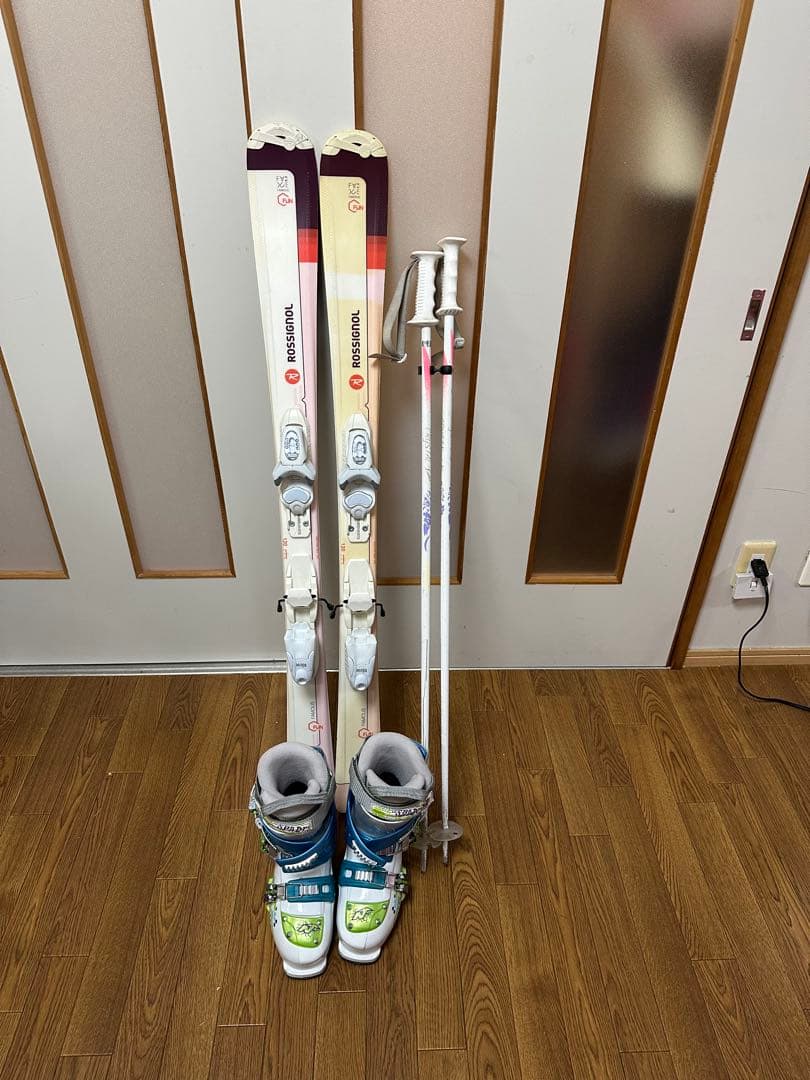 rossignolレディース カービングスキー 120cm スキー板、ブーツ