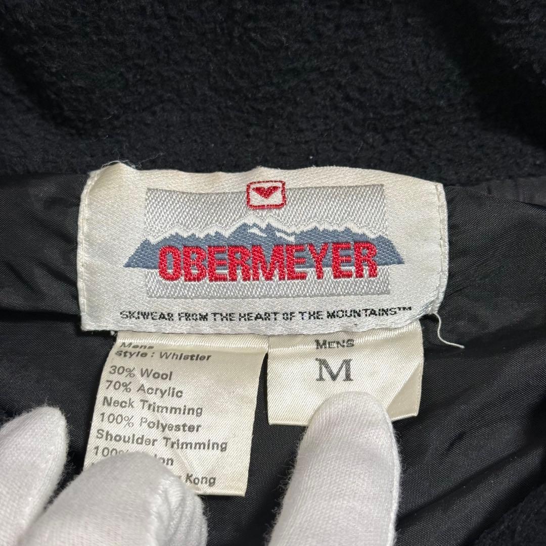 オバマイヤー レトロ スキー ハーフジップ 90s ヴィンテージ スウェット M