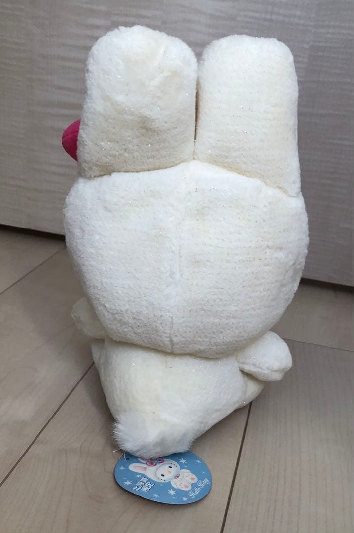 ☆レトロ☆ 北海道限定 ☆ 雪うさぎ キティ ぬいぐるみ ご当地 タグ付き