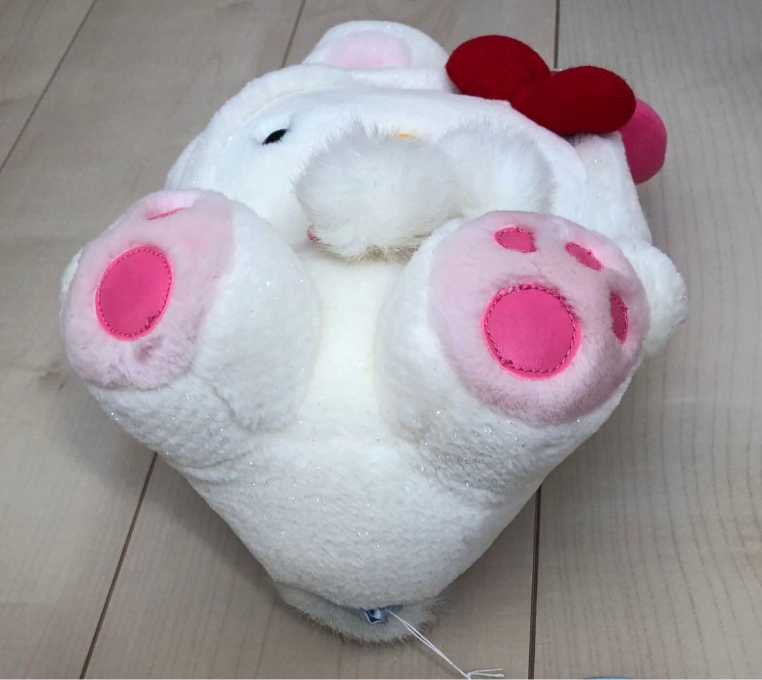 ☆レトロ☆ 北海道限定 ☆ 雪うさぎ キティ ぬいぐるみ ご当地 タグ付き