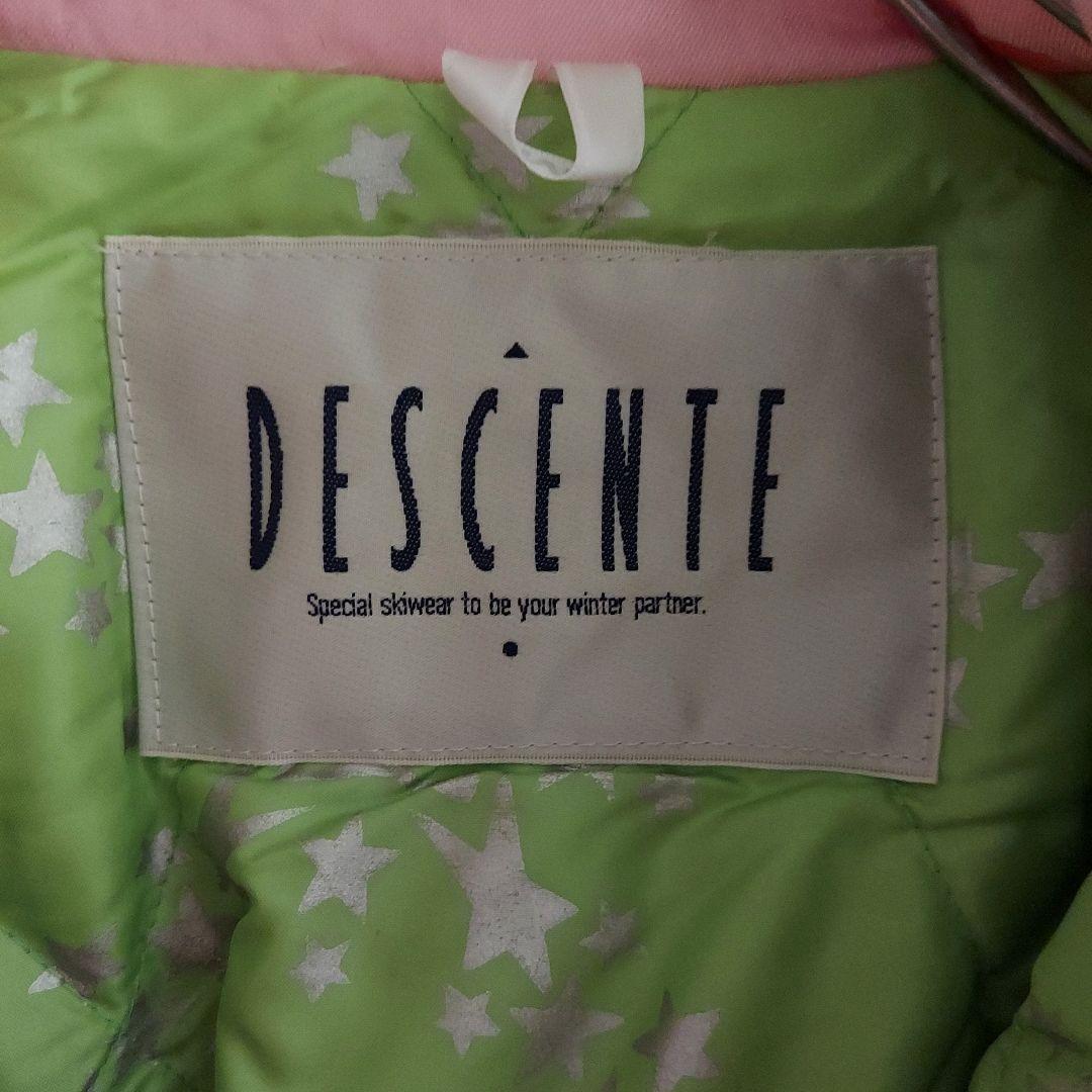 【DESCENTE】デサント スキーウェア 上下セット M ピンク