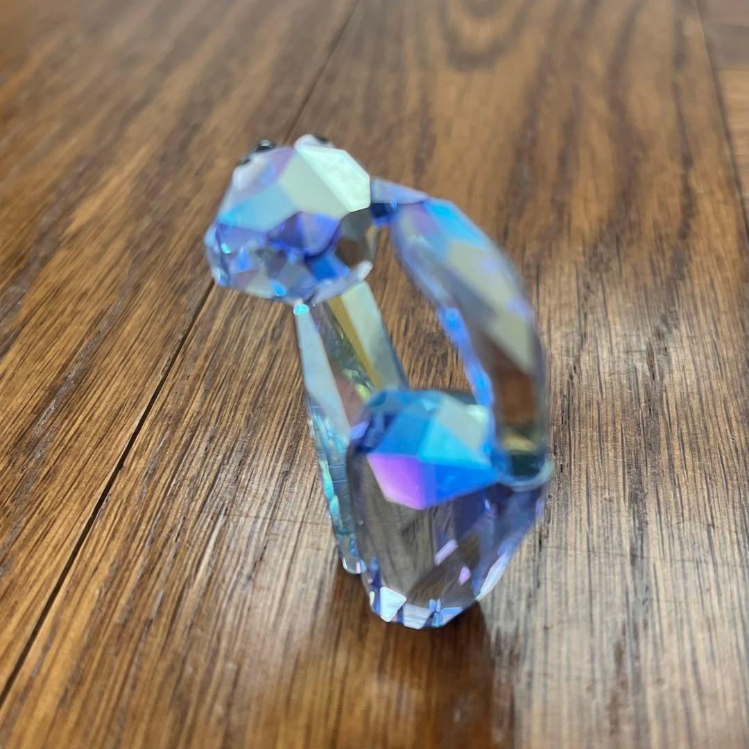 美品【スワロフスキー】ラブロッツ　猫 クリスタル　置物　Swarovski