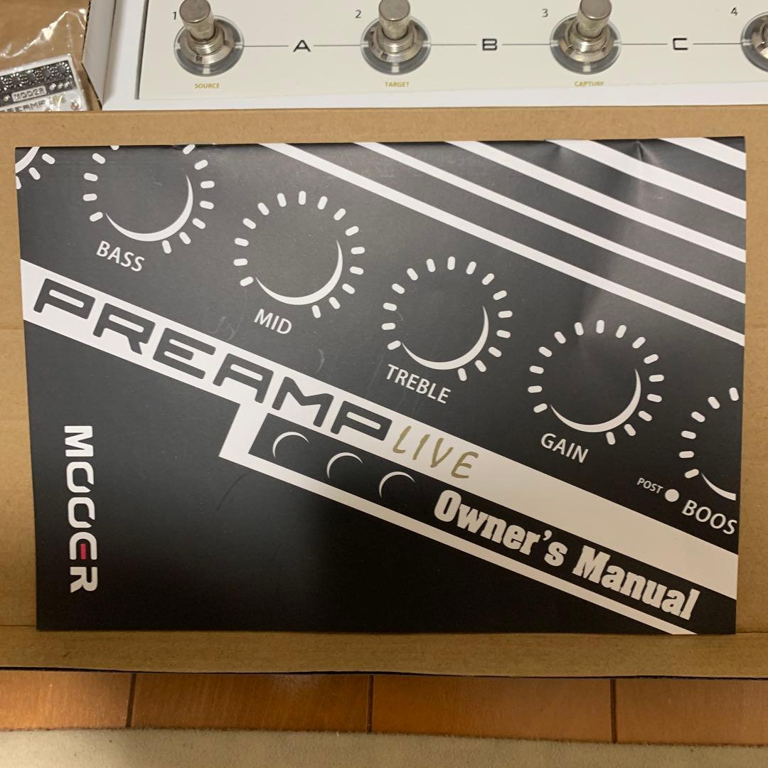 MOOER PREAMP LIVE ギターエフェクター