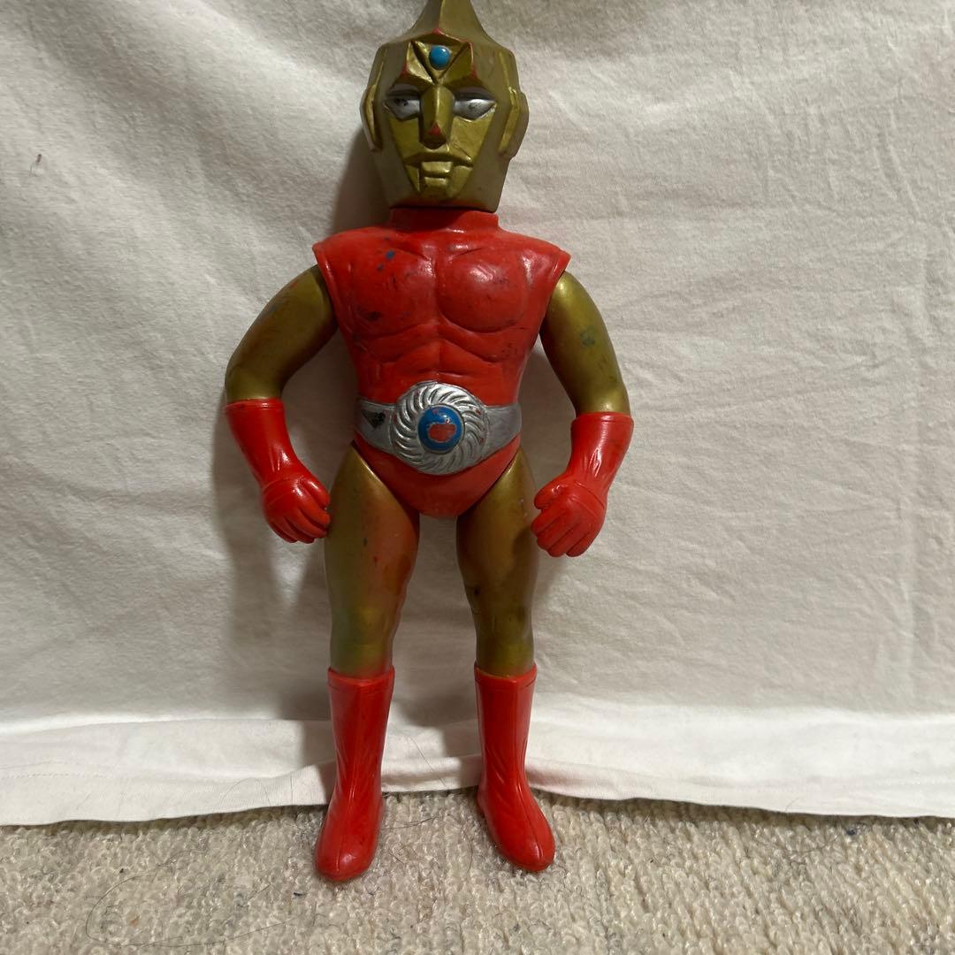 当時物　スペクトルマン　ソフビ　フィギュア