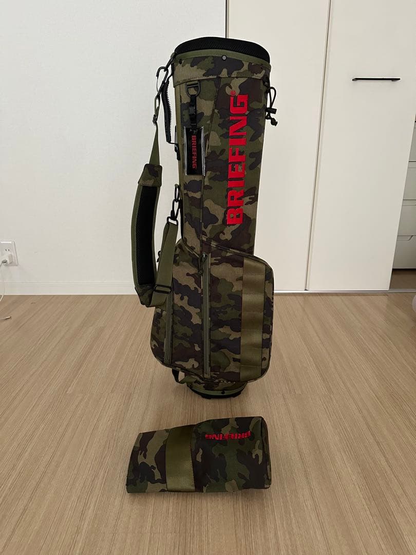 【超美品】ブリーフィング キャディバッグ ヘッドカバーセット