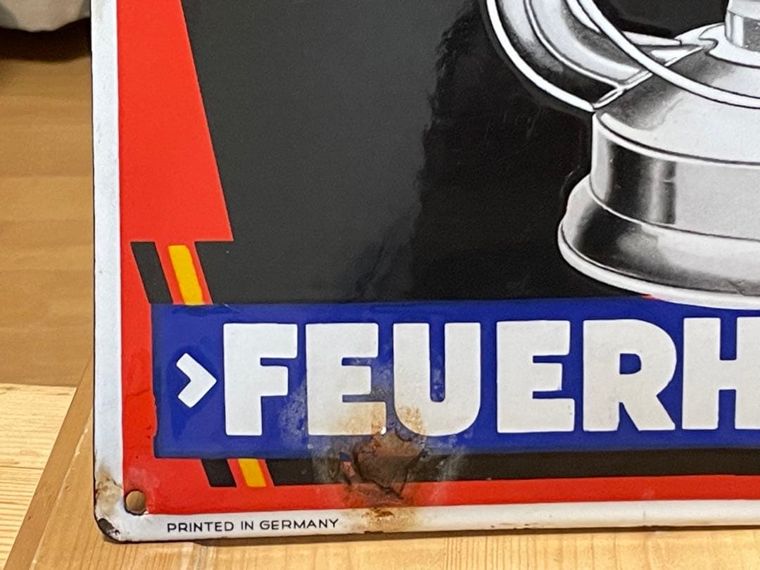 ライト・ランタン FEUERHAND Enamel Sign Board