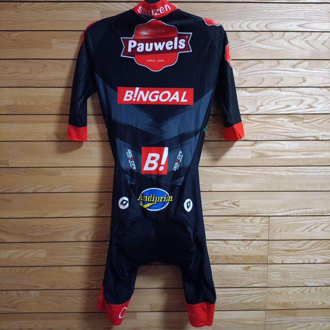 支給品　Pauwels Sauzen Bingoal　半袖エアロスーツ　ワンピ