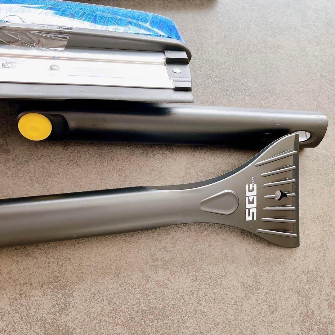 スノーブラシ 車用 除雪用 雪かき スキージ アイススクレーパー 伸縮式