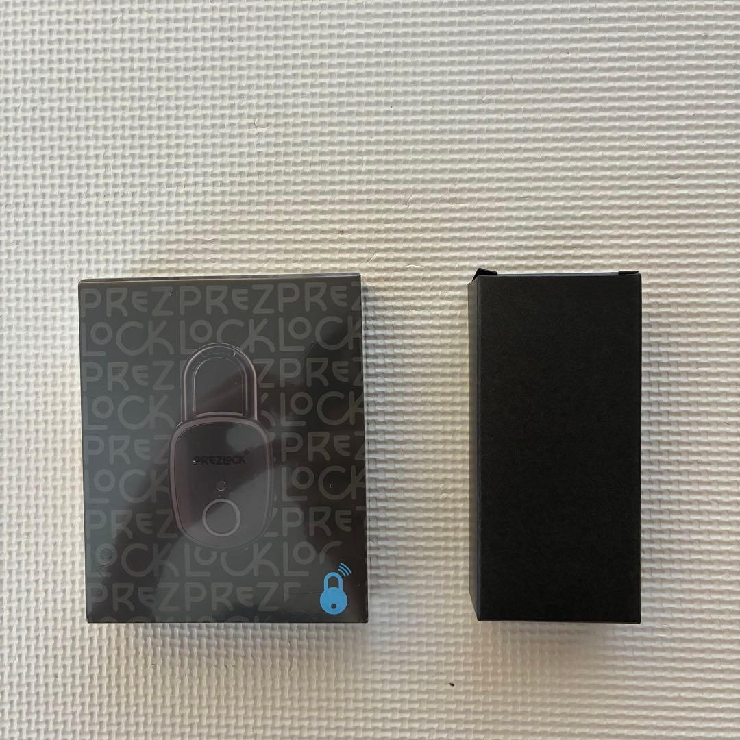 【新品】Prezlock 指紋認証 スマート南京錠 IP65 防水 アプリ連携