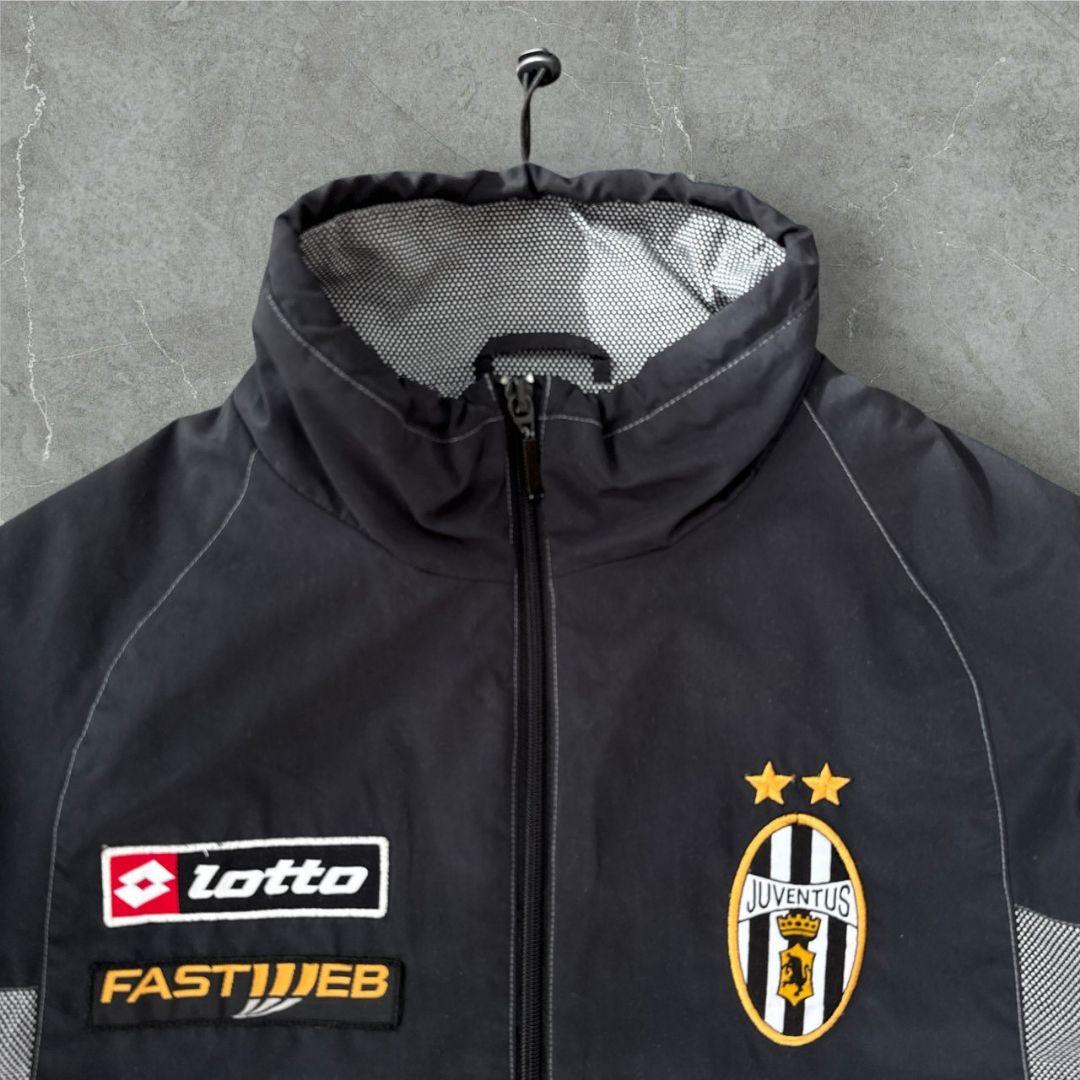 00s lotto × ユベントス ジャケット ロゴ ジャンパー 黒 ロット