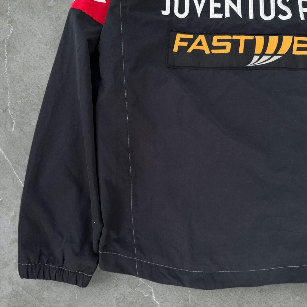 00s lotto × ユベントス ジャケット ロゴ ジャンパー 黒 ロット