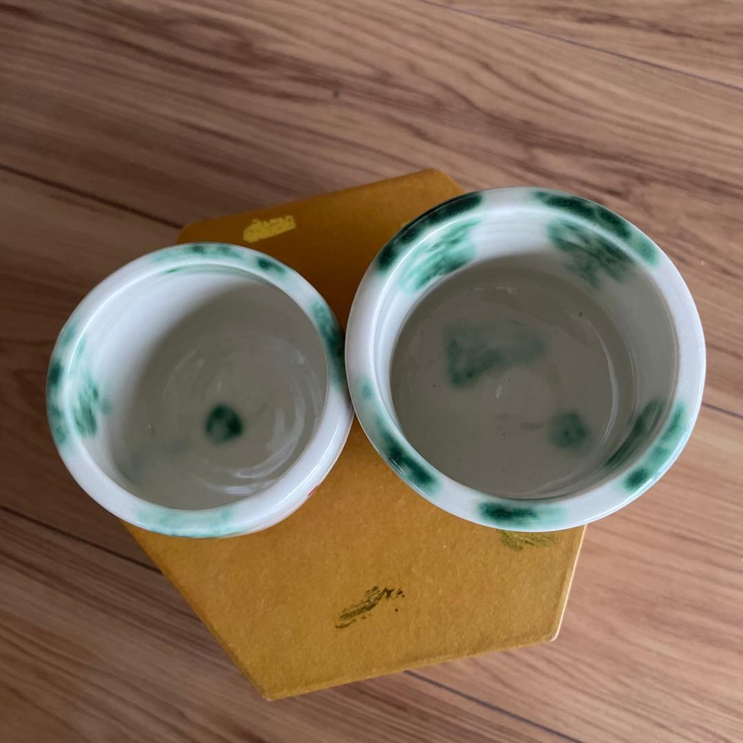 夫婦湯呑みセット　桑津香石