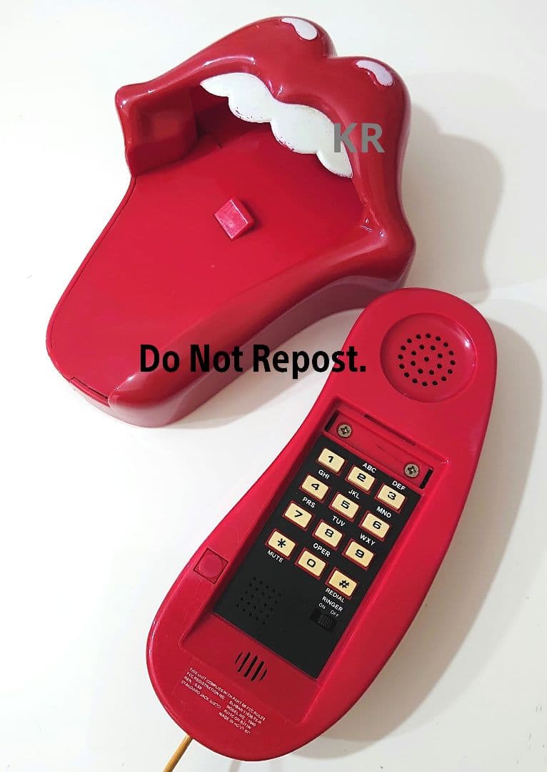 ☆ローリングストーンズ 電話機 リップ&タン ベロ Rolling Stones