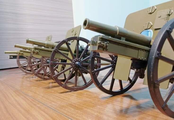 １/6スケール　手作　四一式山砲　模型レプリカ　新品