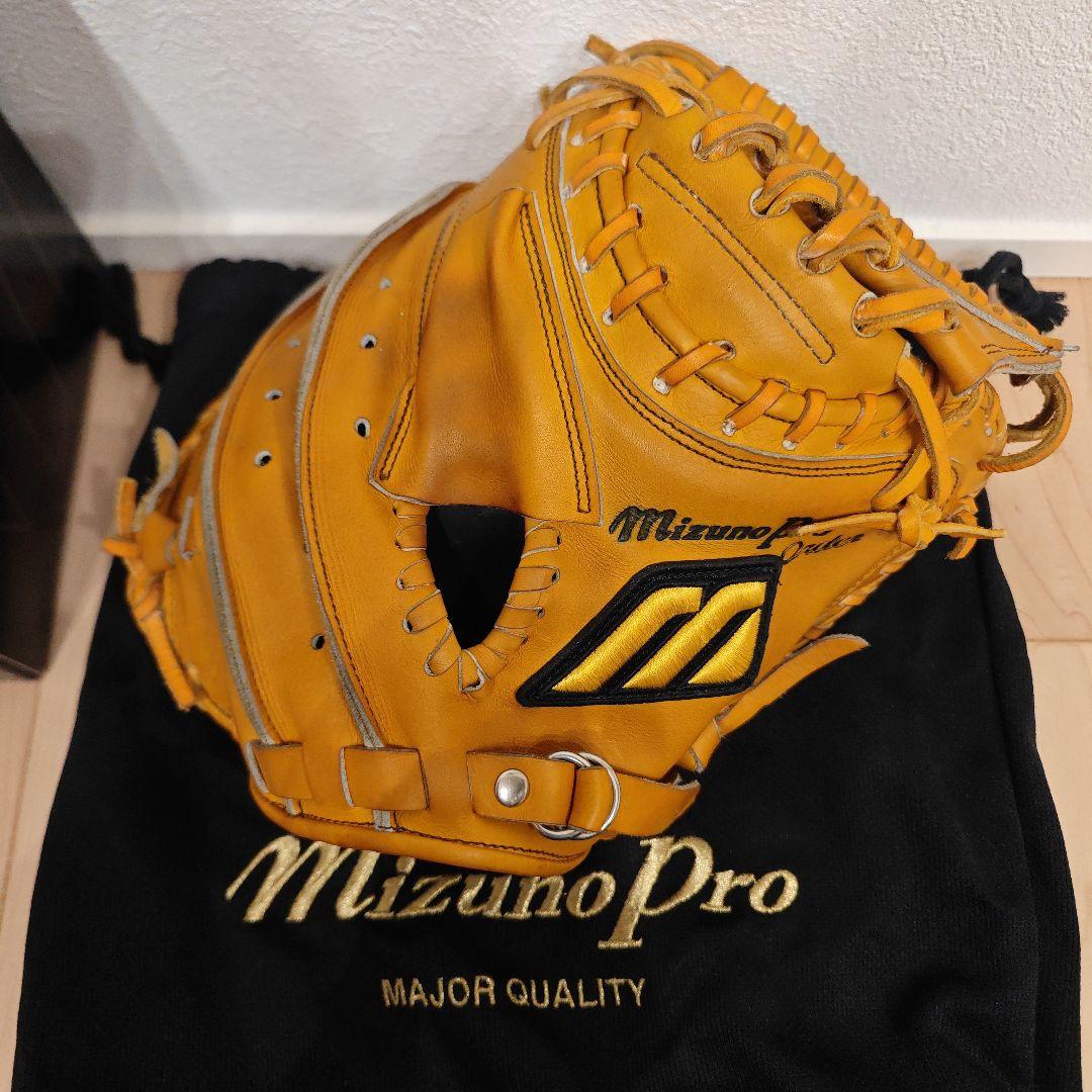 【レア・当時物美品】ミズノプロ オーダー 硬式キャッチャーミット（ビッグM）