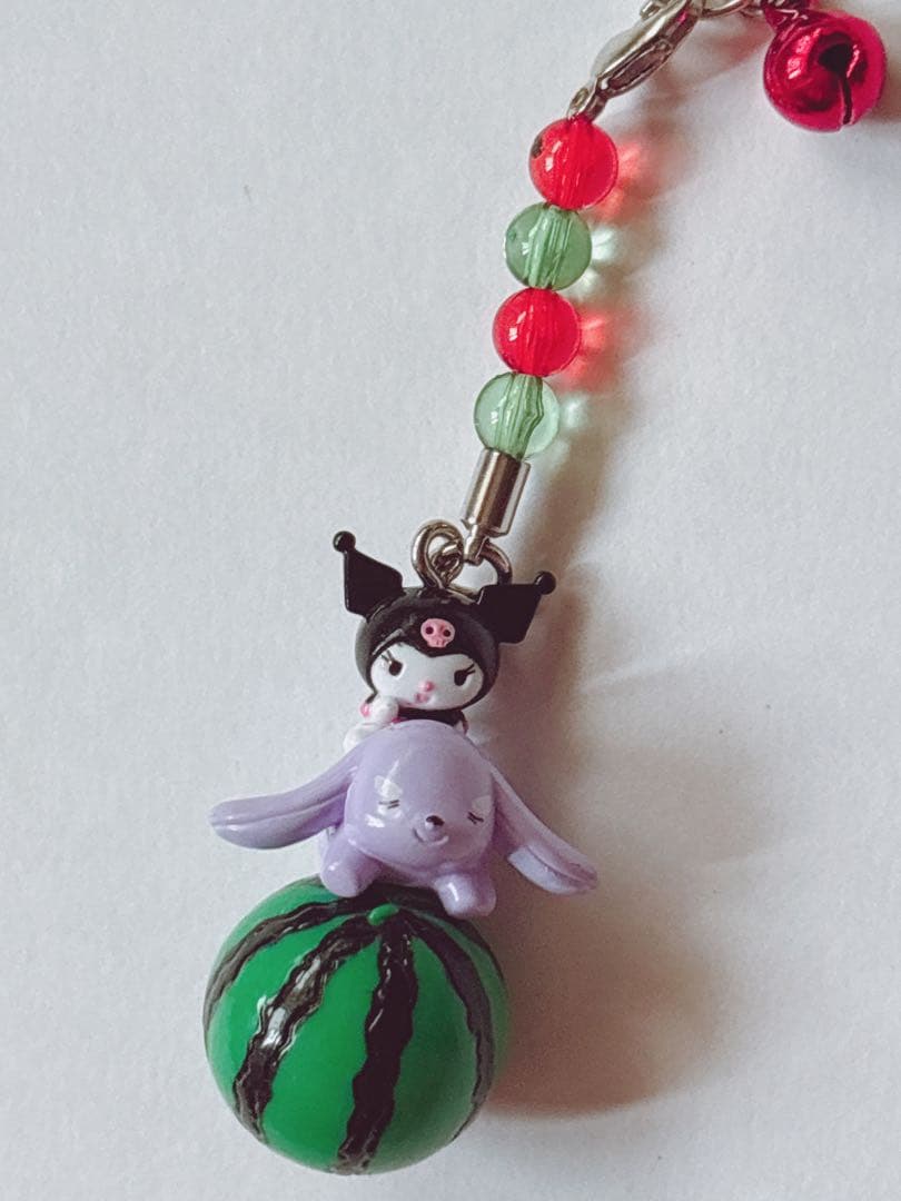 ♡激レア クロミちゃん バクくん スイカマスコットアクセ ストラップ マスコット