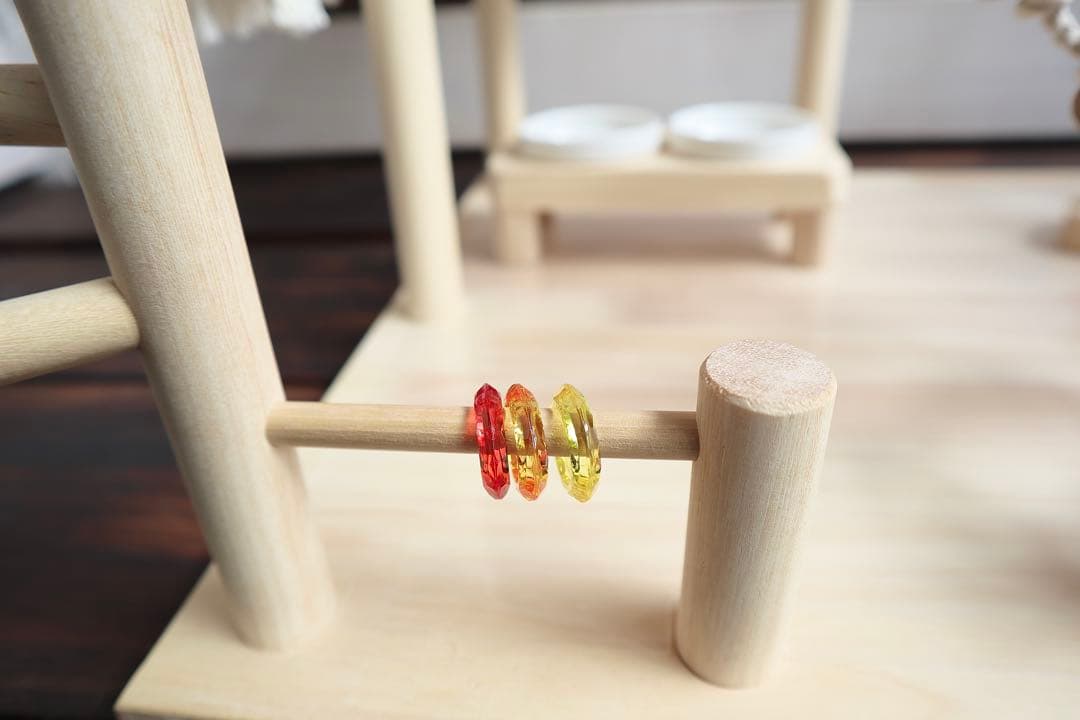 ことりのおおきなあそびば　ミラー付き　文鳥　インコ　バードアスレチック　ブランコ