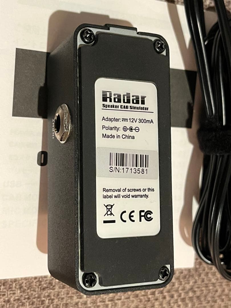 Mooer Radar IRローダー スピーカーキャビネットシミュレーター